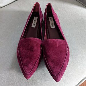 Steve Madden Pointed-Toe Suede Flats Size 8.5
